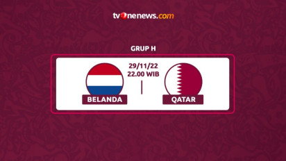 Belanda Vs Qatar Kick-off Pukul 22.00 WIB: Link Live Streaming, Fakta Menarik, dan Susunan Pemain