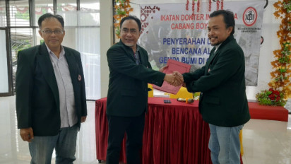 Bantu Korban Gempa Cianjur, IDI Cabang Boyolali Salurkan Donasi dan Siapkan SDM