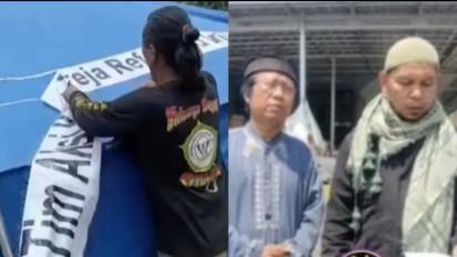 Video Viral Pencopotan Stiker Gereja, Ormas Garis Beri Klarifikasi