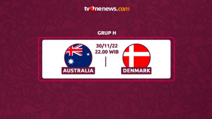 Jadwal Piala Dunia 2022: Pukul 22:00 WIB, Australia Waspadai Lompatan Denmark