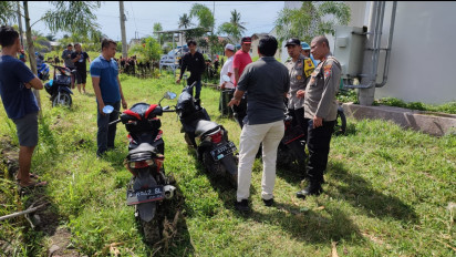 Takut Kepergok Warga, Kawanan Pencuri di Banyuwangi Tinggalkan 3 Motor Curian di Kebun