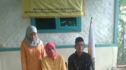 Heboh Kemunculan Lansia Ngaku Ratu Adil-Imam Mahdi Republik Kuta Tandingan Karawang