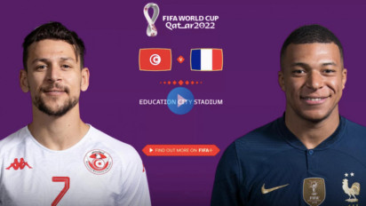 Link Live Streaming Tunisia vs Prancis, Lengkap dengan 5 Fakta Menarik Kedua Tim di Piala Dunia