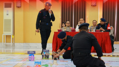 Pengamanan Pernikahan Kaesang-Erina, Polda DIY Gelar Tactical Floor Game