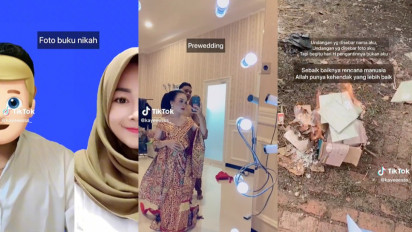 Viral, Wanita Bakar Foto dan Undangan Setelah Batal Nikah, Calon Suami Beri Klarifikasi Mengejutkan