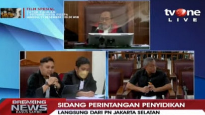 Sidang Hendra Kurniawan dan Agus Nurpatria Bergulir, 2 Saksi Mangkir Akhirnya Dihadirkan