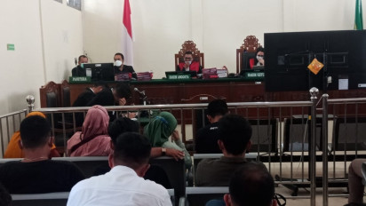 Persidangan Kerangkeng Besi, Hakim Vonis 1 Tahun 7 Bulan Empat Terdakwa
