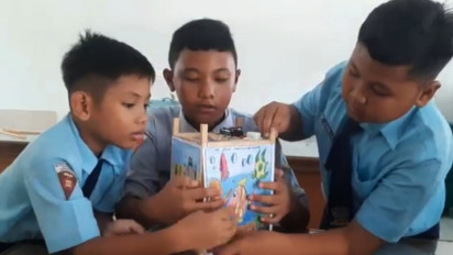 Terinspirasi Gempa Cianjur, Siswa MI di Gresik Ciptakan Alarm Gempa Damar Kurung
