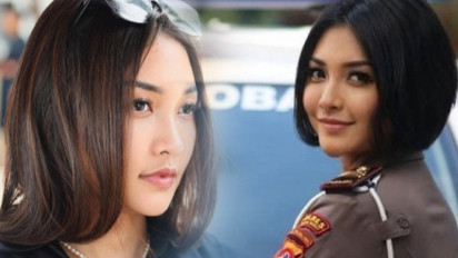 Oalah, Seperti ini Penampilan Polwan Cantik AKP Rita Yuliana Pakai Seragam SMA, Netizen Genit Banget