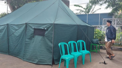 Viral Korban Gempa Cianjur Dirikan Tenda Sakinah, Warga: untuk Perantau yang Ninggalin Istri Melepas Rindu