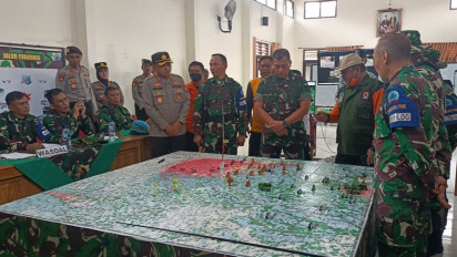 Korem 072 Pamungkas Gelar Latihan Penanggulangan Bencana Erupsi Gunung Merapi