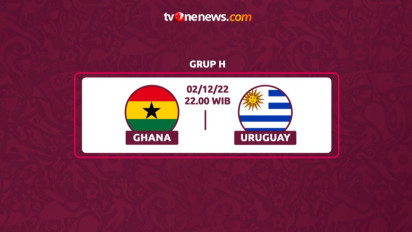 Jadwal Piala Dunia 2022: Jam 10 Malam WIB, Reuni Ghana dan Uruguay