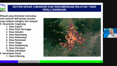 BMKG Catat Aktivitas Gempa Susulan Selama 12 Hari Terakhir Lemah dan Jarang Terjadi di Kabupaten Cianjur