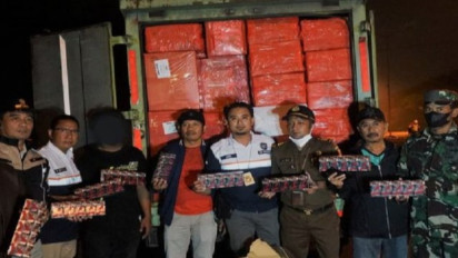 Bea Cukai Madura Gagalkan Peredaran Jutaan Batang Rokok Ilegal