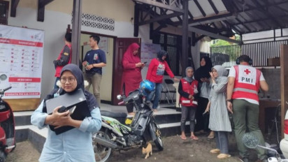 Ketakutan, Warga Cianjur Berhamburan Keluar Rumah karena Guncangan Gempa M 6,4 di Garut