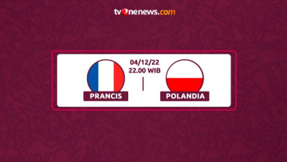 Jadwal Piala Dunia 2022: Jam 10 Malam WIB, Prancis vs Polandia
