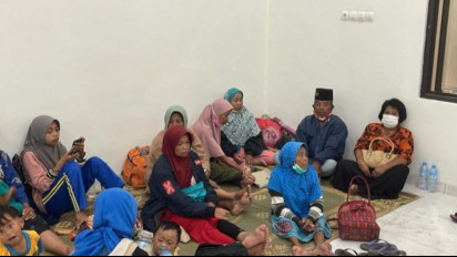 Pengungsian Warga Terdampak Bencara Erupsi Semeru Tersebar di 21 Titik pada Kabupaten Lumajang Jawa Timur