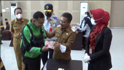 Cair, 978 Sopir Angkot hingga Ojek Pangkalan di Kota Batu Terima BLT BBM