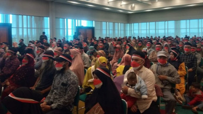 Ratusan Eks NII Kota Tangsel Ikuti Upacara Pelepasan Bai'at, Janji Setia ke NKRI