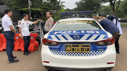 Resmi! Sat Lantas Polres Tangsel Gunakan Armada Patroli Sebagai Mobile ETLE Kota Tangsel