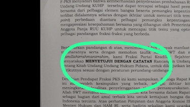 Kemarin Menyetujui dengan Catatan Draf KUHP, Kini PKS Walkout dari Paripurna