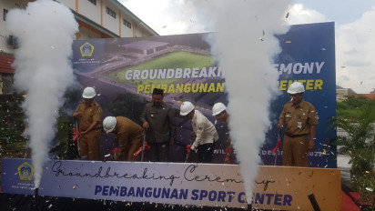 Berkat Stimulan Desa Berdaya dari Gubernur Jatim, Desa Yosowilangun Gresik Bangun Sport Center Buyos Rp7 Miliar