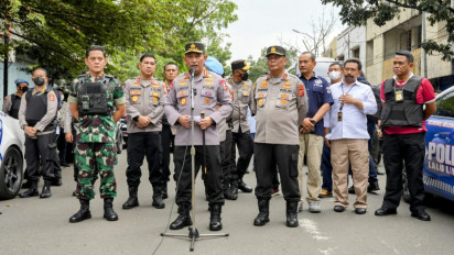 Kapolri Instruksikan Usut Tuntas Bom Bunuh Diri Polsek Astanaanyar