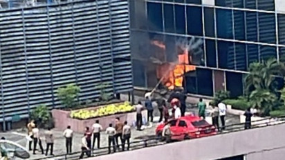 Gedung Kemenkumham yang Terbakar Bagian Penyimpanan Barang Milik Negara