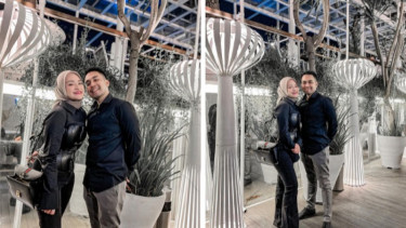 5 Potret Kemesraan Nathalie Holscher dengan Fariz Utama, Ternyata Sudah Akrab Juga dengan Anak Sule!