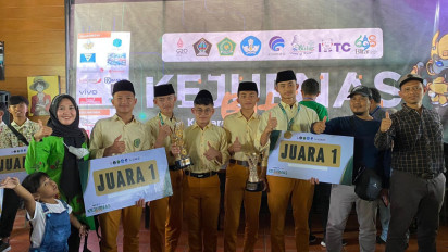 Bawa Enam Trophi, Santri MA Bertaraf International, Juarai Kompetisi Robotik Internasional di Malaysia