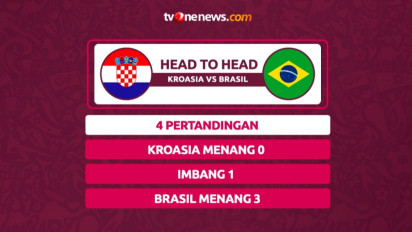 Head to Head Kroasia vs Brasil: Bawa Sisa Dendam dari Dua Piala Dunia