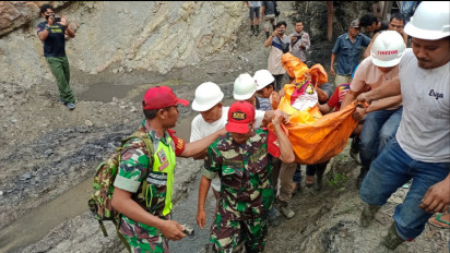 Tim SAR Gabungan Berhasil Evakuasi Seluruh Korban Tewas Ledakan Tambang Batubara Milik PT NAL di Sawahlunto
