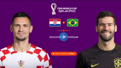 Link Streaming Perempat Final Piala Dunia 2022, Kroasia vs Brasil Langsung dari Education City Stadium
