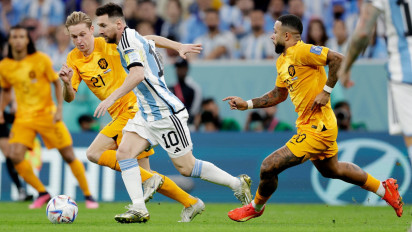 Babak Pertama Belanda Vs Argentina: Duet Apik Molina-Lionel Messi Bawa La Albiceleste Unggul