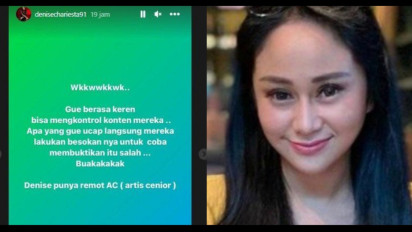 Rajin Umbar Aib, Denise Chariesta Ngaku Bangga Bisa Mengontrol AD dan RD: Yang Gue Ucap Dibikin Konten