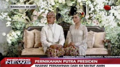 Wapres Ma'ruf Amin Berikan Nasihat ke Kaesang-Erina: Pernikahan Itu Perjanjian dengan Allah