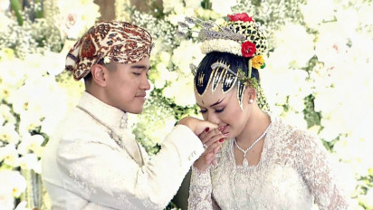 Sah! Kaesang Pangarep Pasang Raut Wajah “Sumringah” Setelah Resmi Menjadi Suami dari Erina Gudono