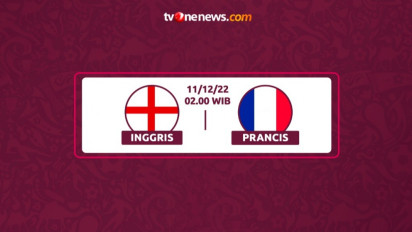 Link Live Streaming Inggris Vs Prancis, Beserta Susunan Pemain di Perempat Final Piala Dunia 2022