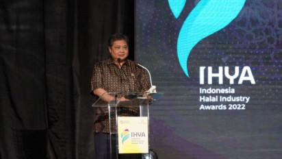 Menko Perekonomian  Airlangga Hartarto Tegaskan RI Berpeluang Jadi Produsen Halal Terkemuka Dunia,