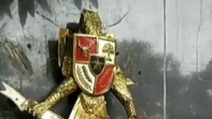 Viral! Lambang Garuda Pancasila di Pagar Kantor Bupati Bandung Rusak Tanpa Kepala dan Sayap