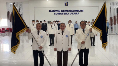 Komunikasi dan Kolaborasi dalam Tugas Keimigrasian, IKA Poltekim Sumut Dilantik