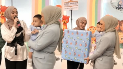 Sule Tak Hadiri Ultah Adzam, Kemunculan Putri Delina Menuai Komentar Netizen