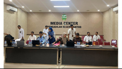 Pengadilan Negeri Jantho Lakukan Simulasi e-Berpadu