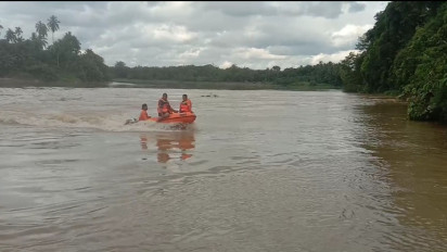Diduga Tidak Bisa Berenang, 2 Bocah SD Hanyut di Perairan Sungai Batanghari