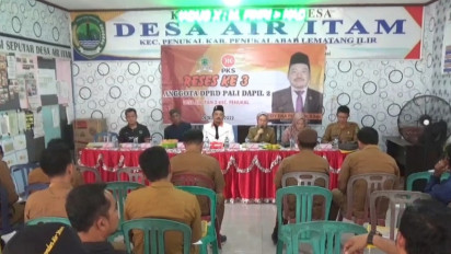 Anggota Komisi Satu DPRD Pali, Edy Eka Puryadi Menilai Desa Air Itam Berpotensi Dimekarkan Menjadi Dua Wilayah