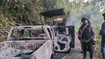 KKB Tembak Aparat Keamanan saat Buka Palang Jalan di Kampung Tindaret Distrik Yapen Utara