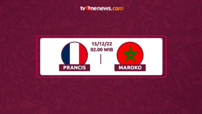 Jadwal Piala Dunia 2022: Jam 2 Dini Hari WIB, Prancis vs Maroko