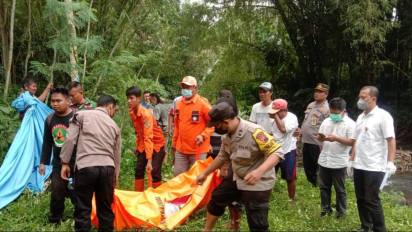 Sosok Mayat Perempuan Lansia Ditemukan di Sungai Ponggawa Purbalingga