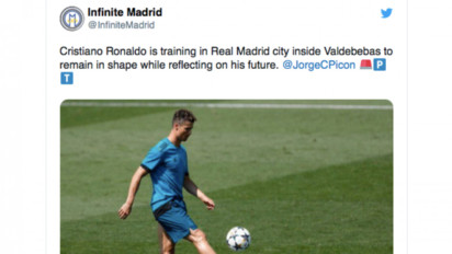 Wih, Cristiano Ronaldo Kembali Berlatih di Real Madrid, Bakal Balik Lagi Nih?