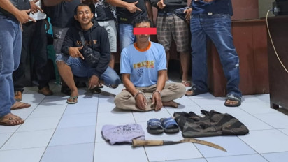 Gara-gara Cemburu, Pria di Banyuwangi Bacok Tetangga